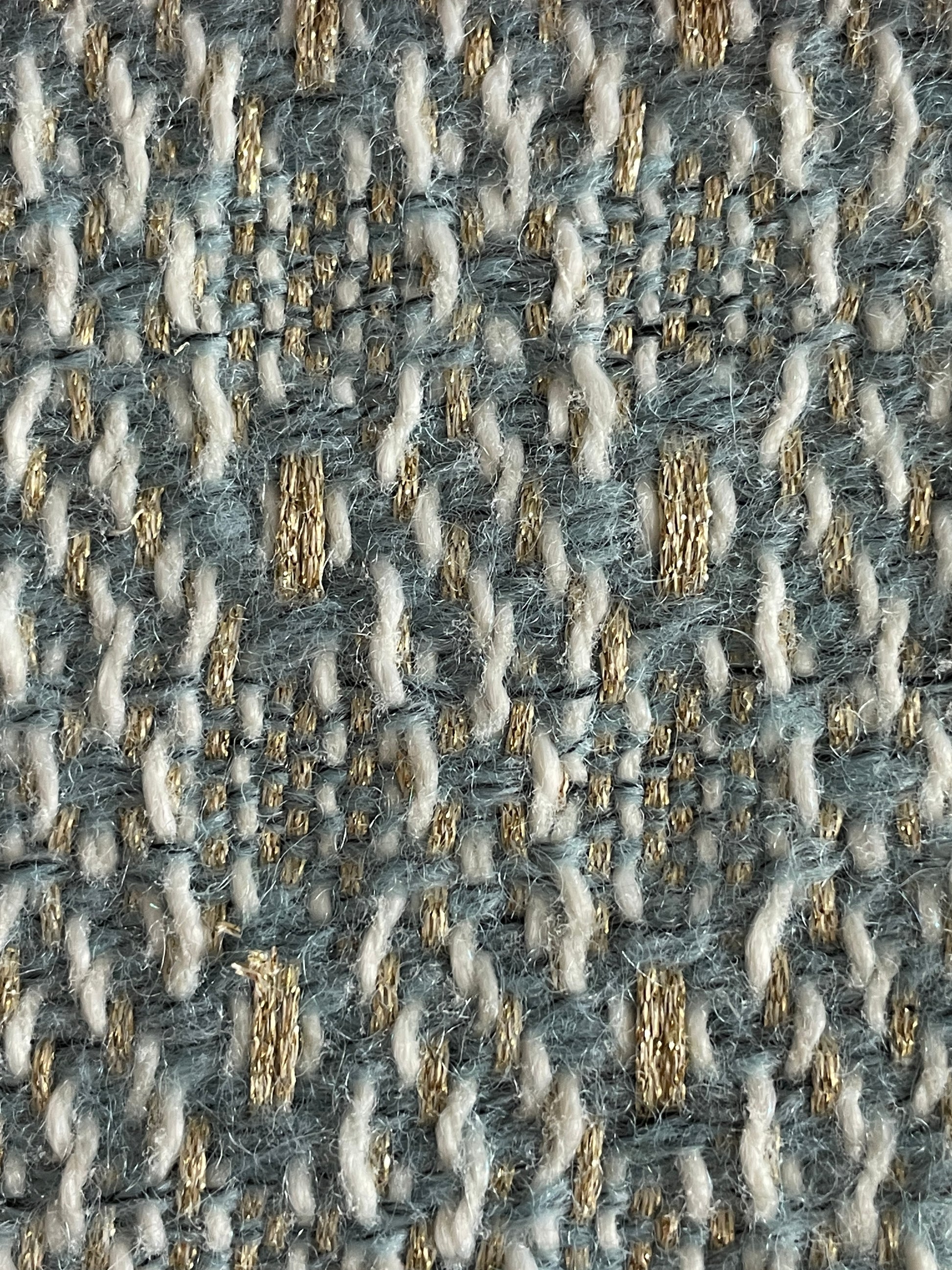 Metallic Multi-Color 2023 New Tweed/ Boucle Fabric On Sale - Natasha Fabric