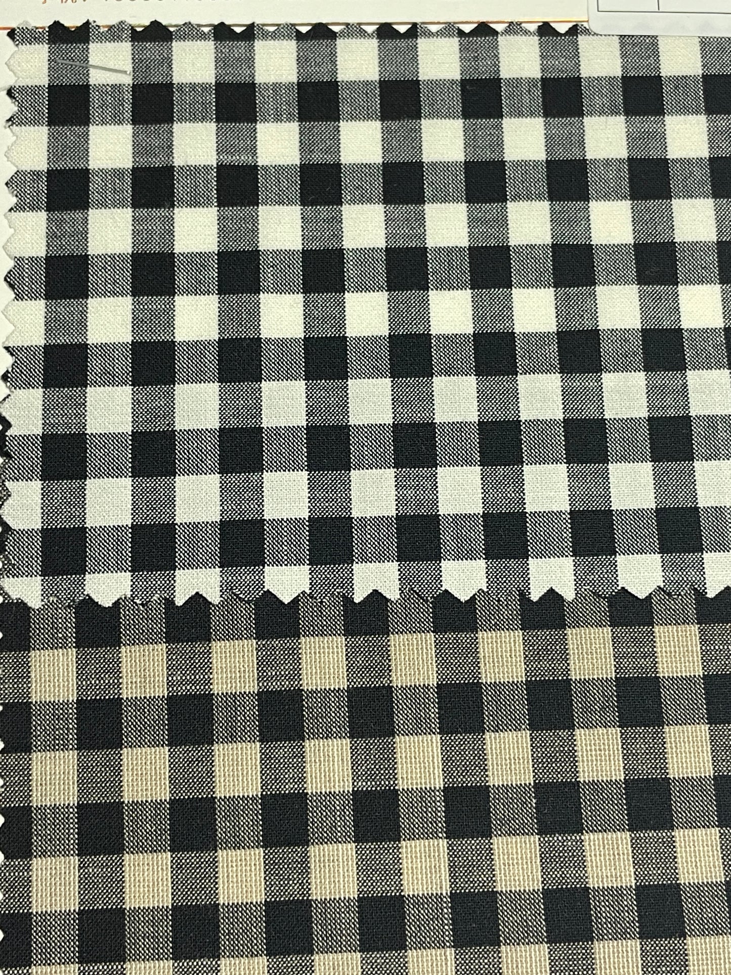 Woven Plaid/Check Blend Fabric - Natasha Fabric