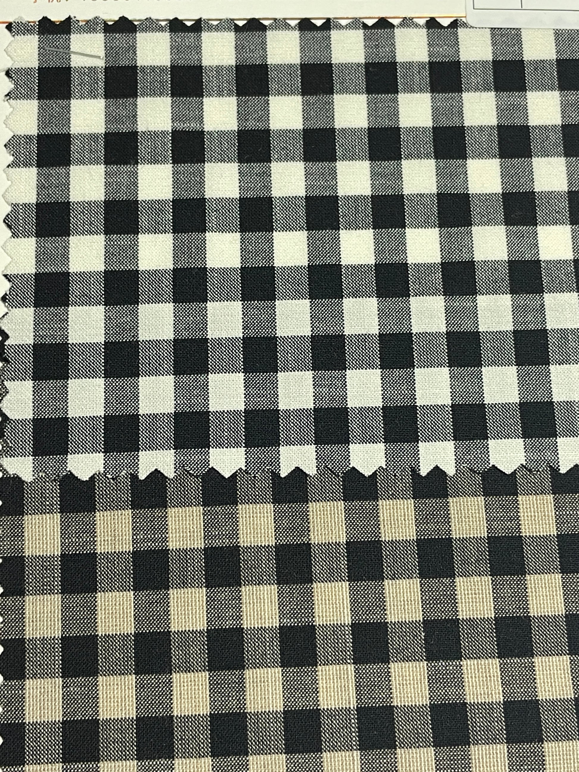 Woven Plaid/Check Blend Fabric - Natasha Fabric