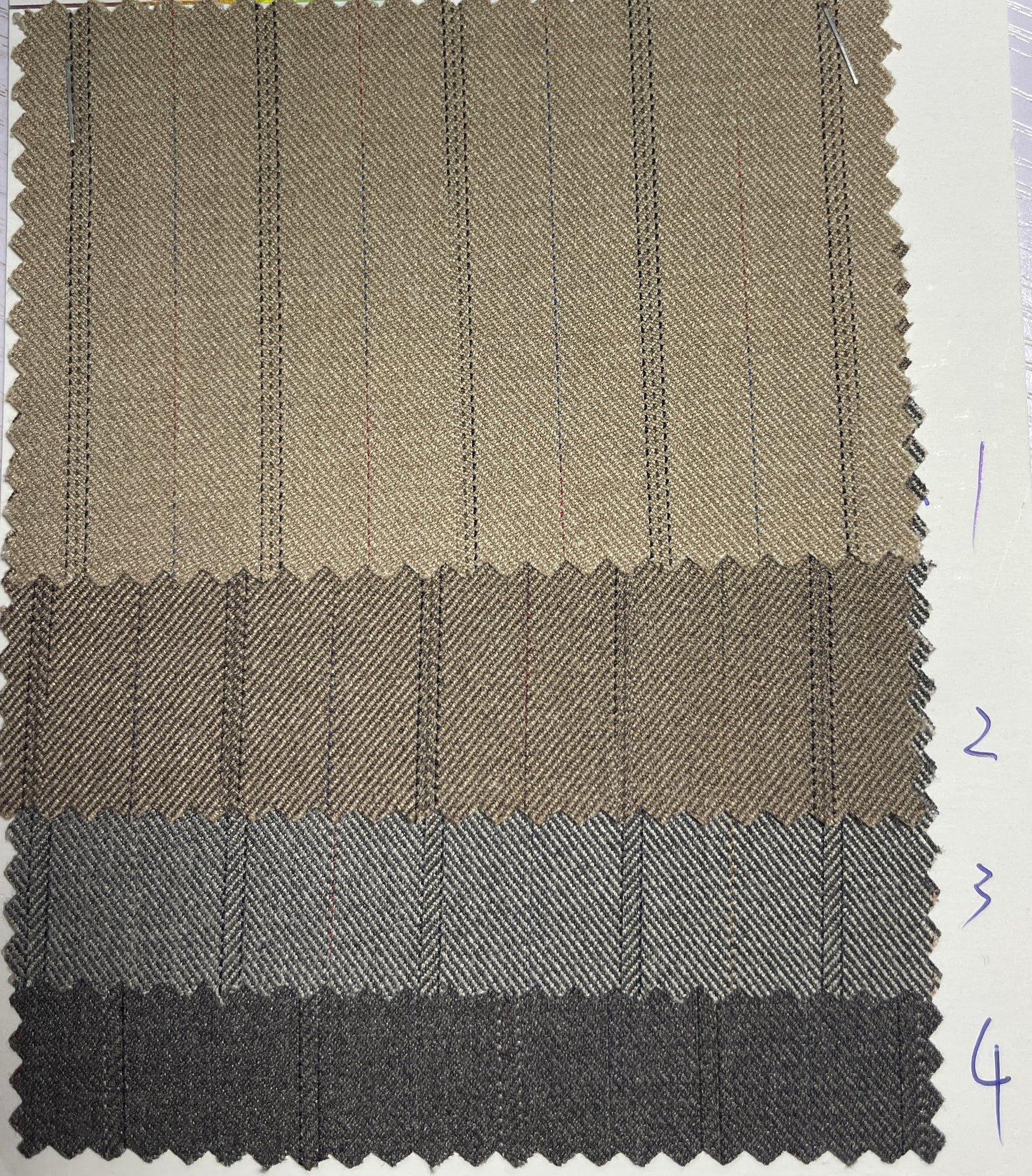 Woven Stripes Blended Fabric - Natasha Fabric