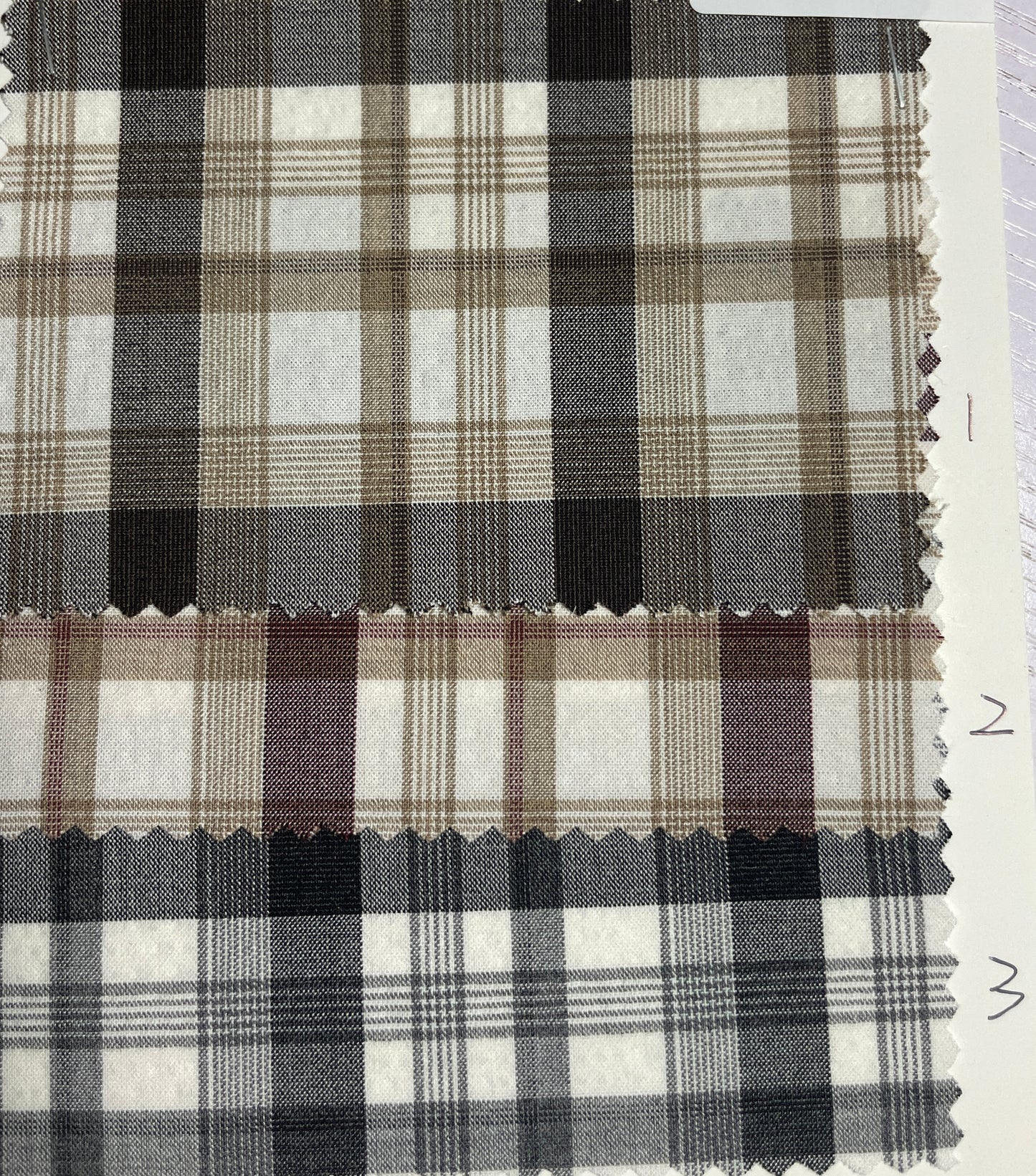 Woven Plaid/Check Blend Fabric - Natasha Fabric