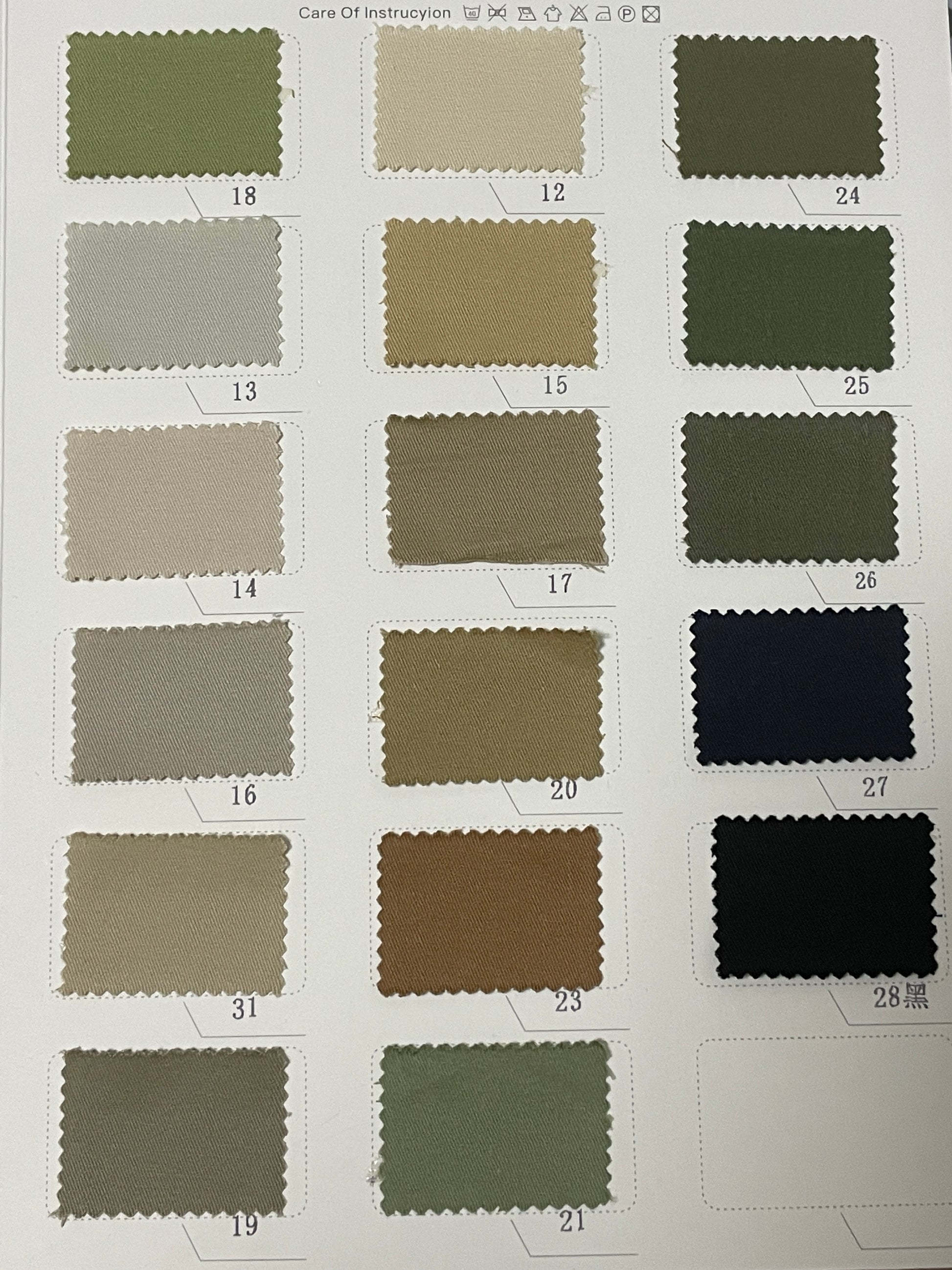 97%C 3%SP Spinning Twill Fabric - Natasha Fabric