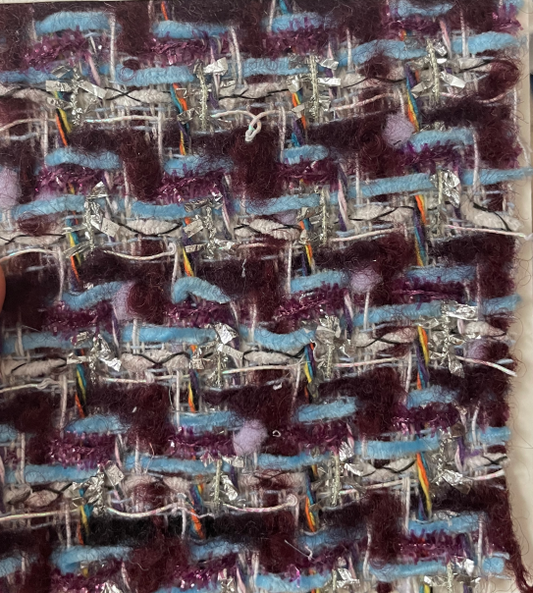 Multi-Color Tweed/ Boucle Fabric - Natasha Fabric
