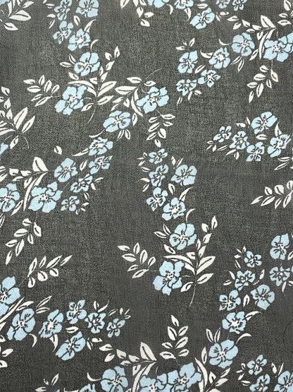 China Wholesale Print-100% Polyester Black Background Chiffon Print Fabric - Natasha Fabric