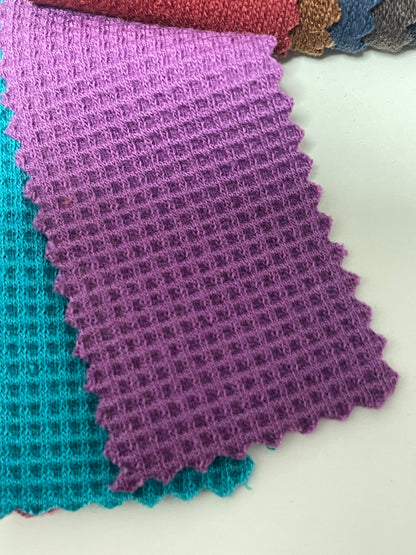 Knit Waffle Fabric - Natasha Fabric
