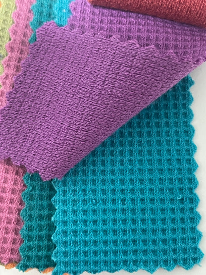 Knit Waffle Fabric - Natasha Fabric