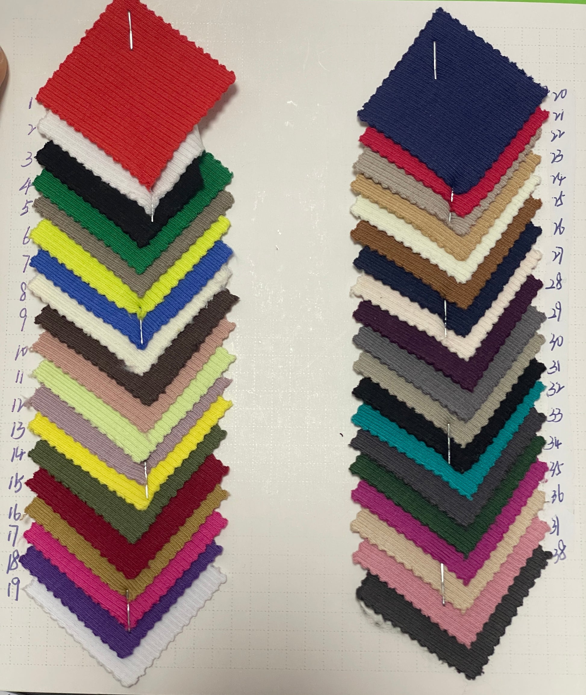 Rib Texture Knit Fabric - Natasha Fabric
