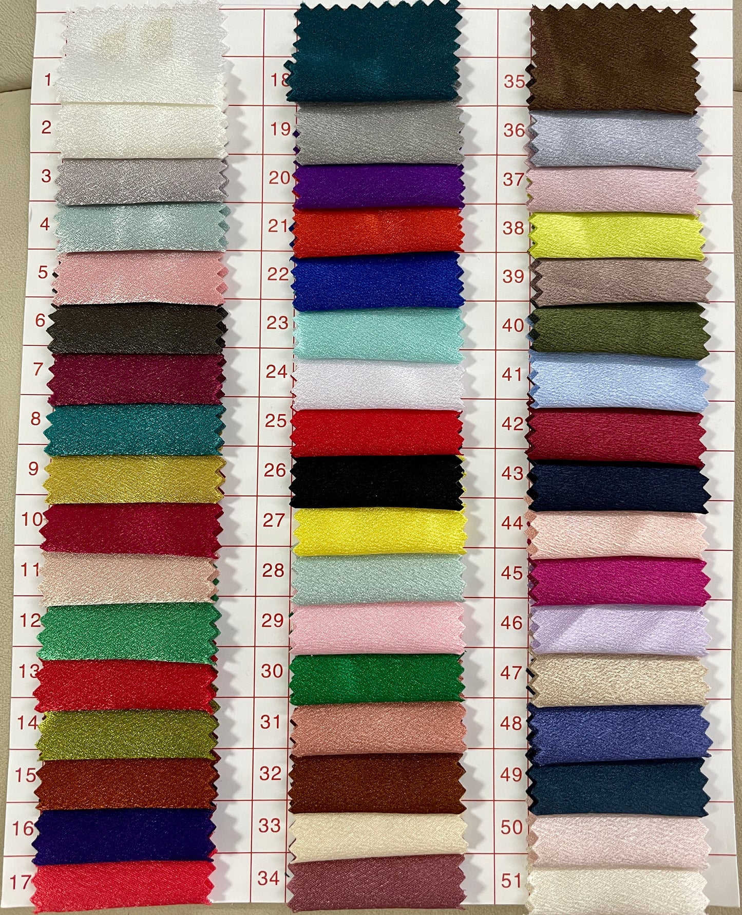 Hot Selling Polyester Shinny Satin Fabric-Thick - Natasha Fabric
