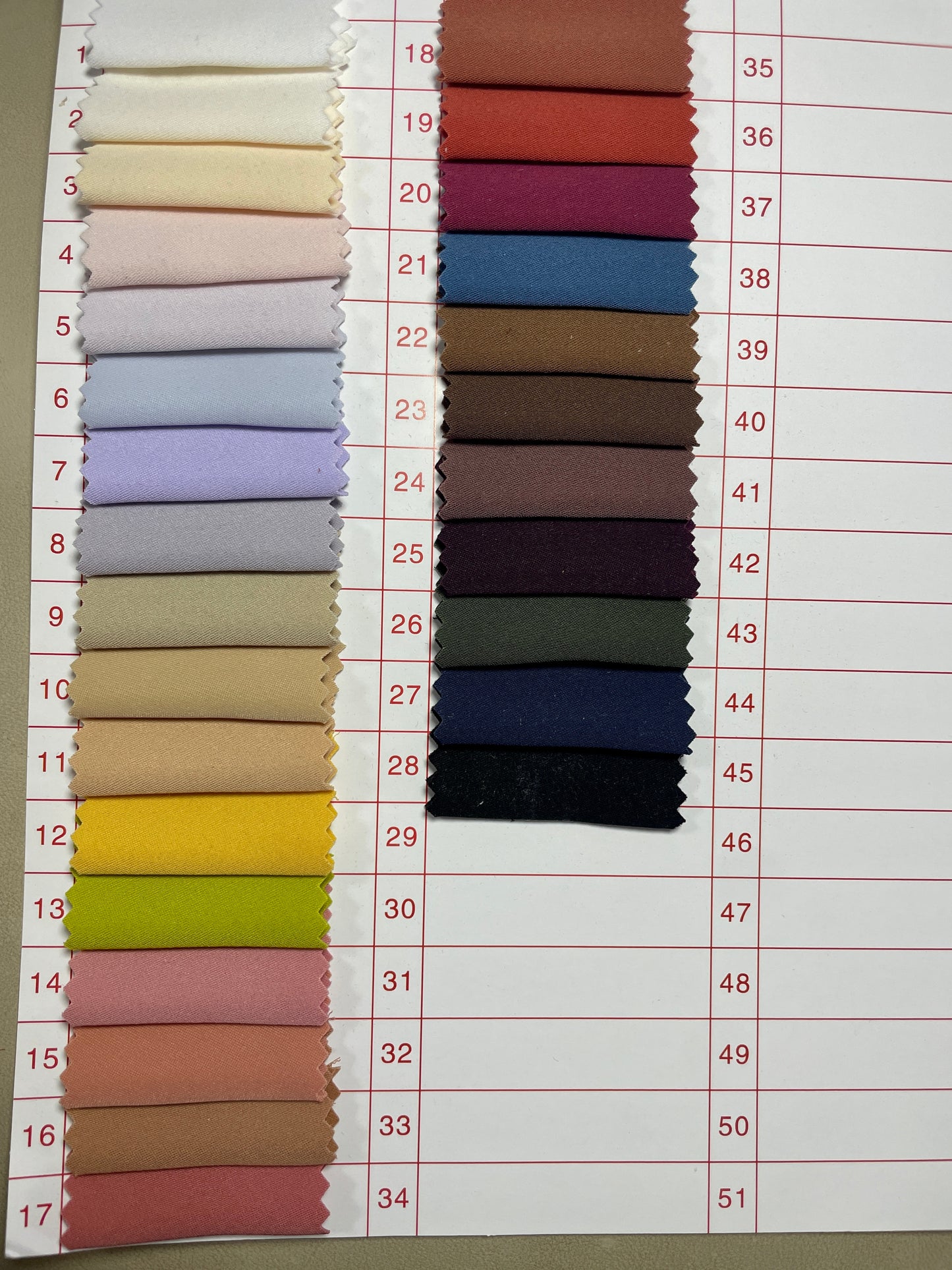 340g Thick Weight Poly Fabric on Sale - Natasha Fabric