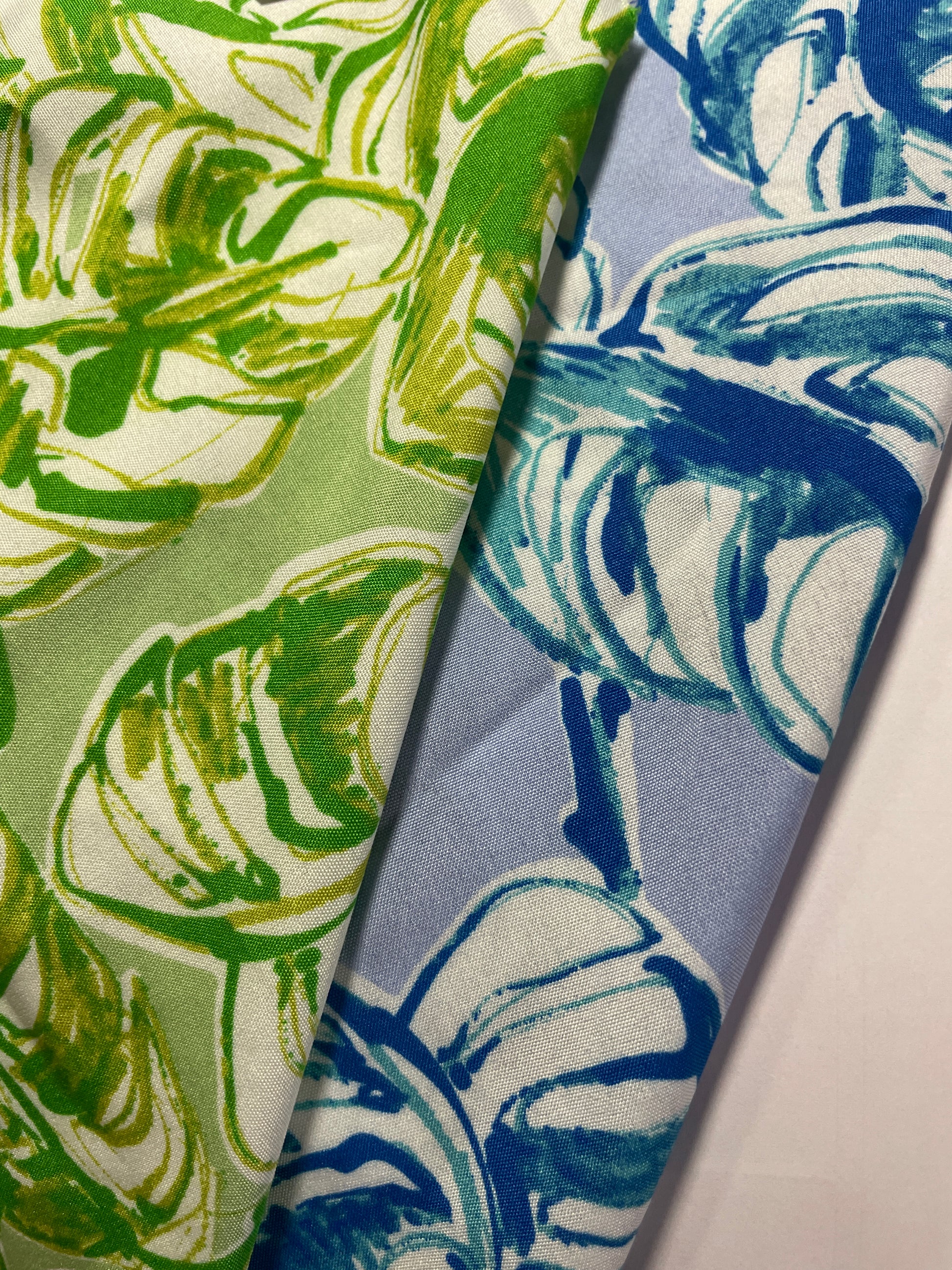 100% Polyester Leaves Print Fabric - Natasha Fabric