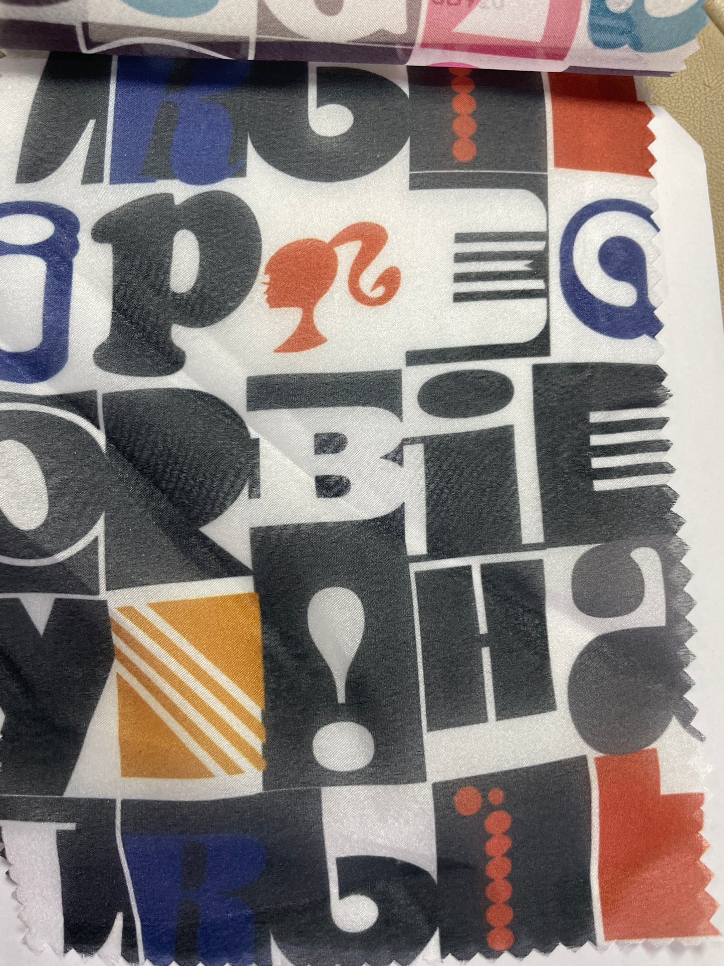 China Wholesale Print-100% Polyester Letter Print Fabric - Natasha Fabric