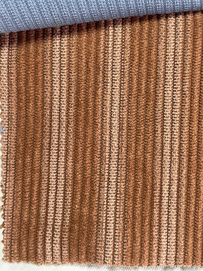 100% Polyester Woven Corduroy Fabric--Stripes Print - Natasha Fabric