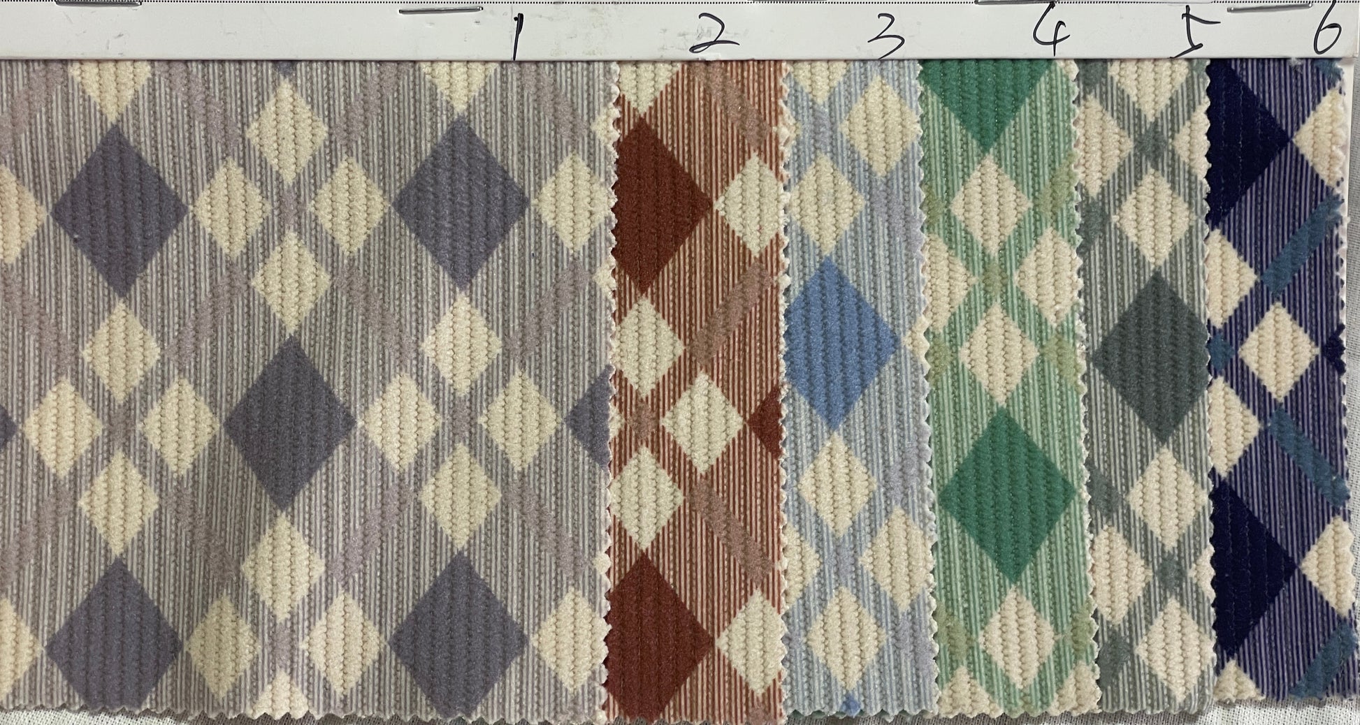 100% Polyester Woven Corduroy Fabric--Diamond Print - Natasha Fabric