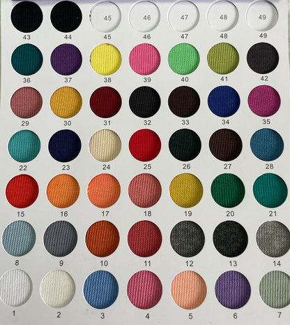 Cotton Blended Knit Faric with Rib Texture - Natasha Fabric