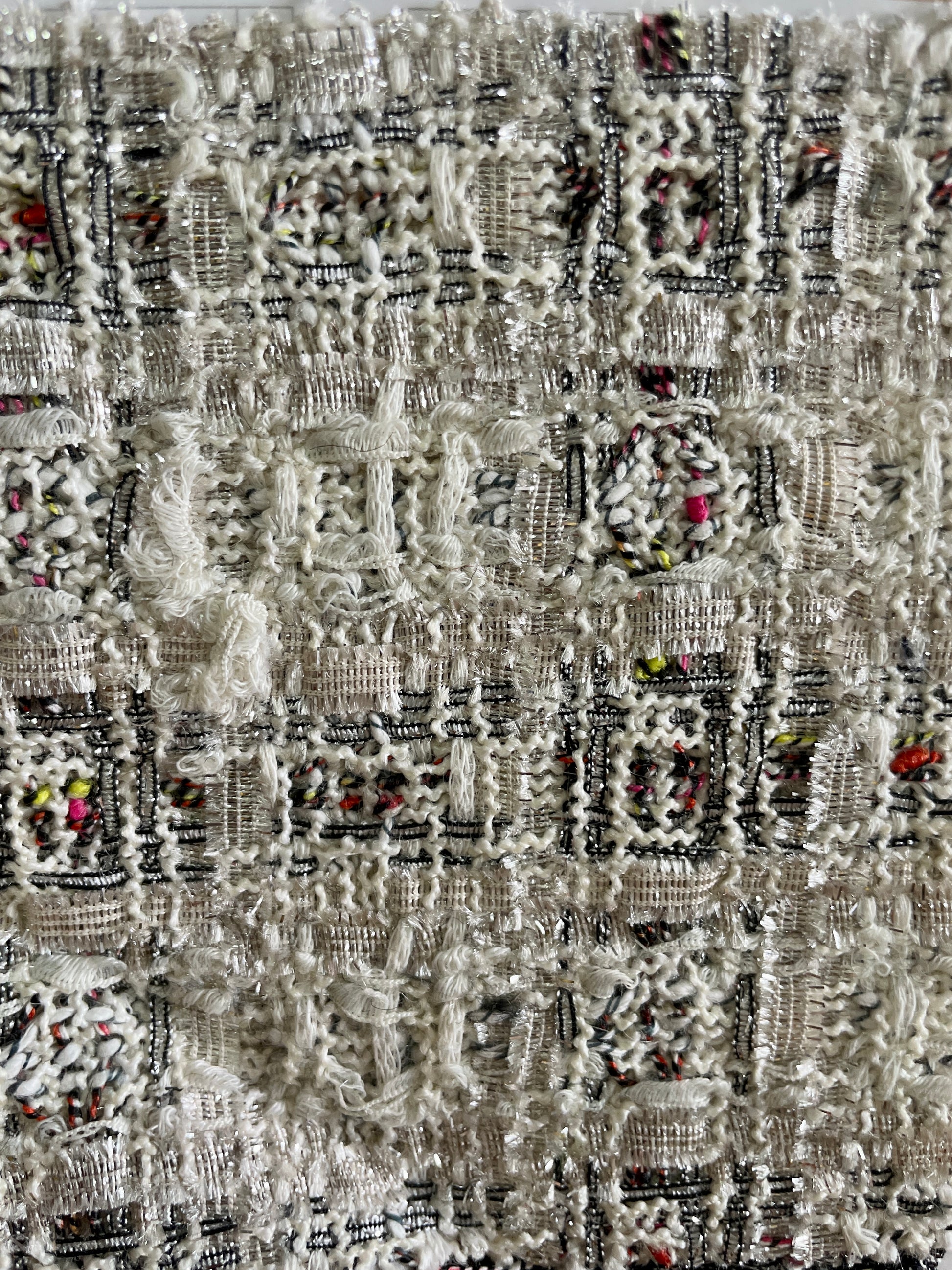 Hot Selling Multi-color Boucle and Tweed Fabric - Natasha Fabric