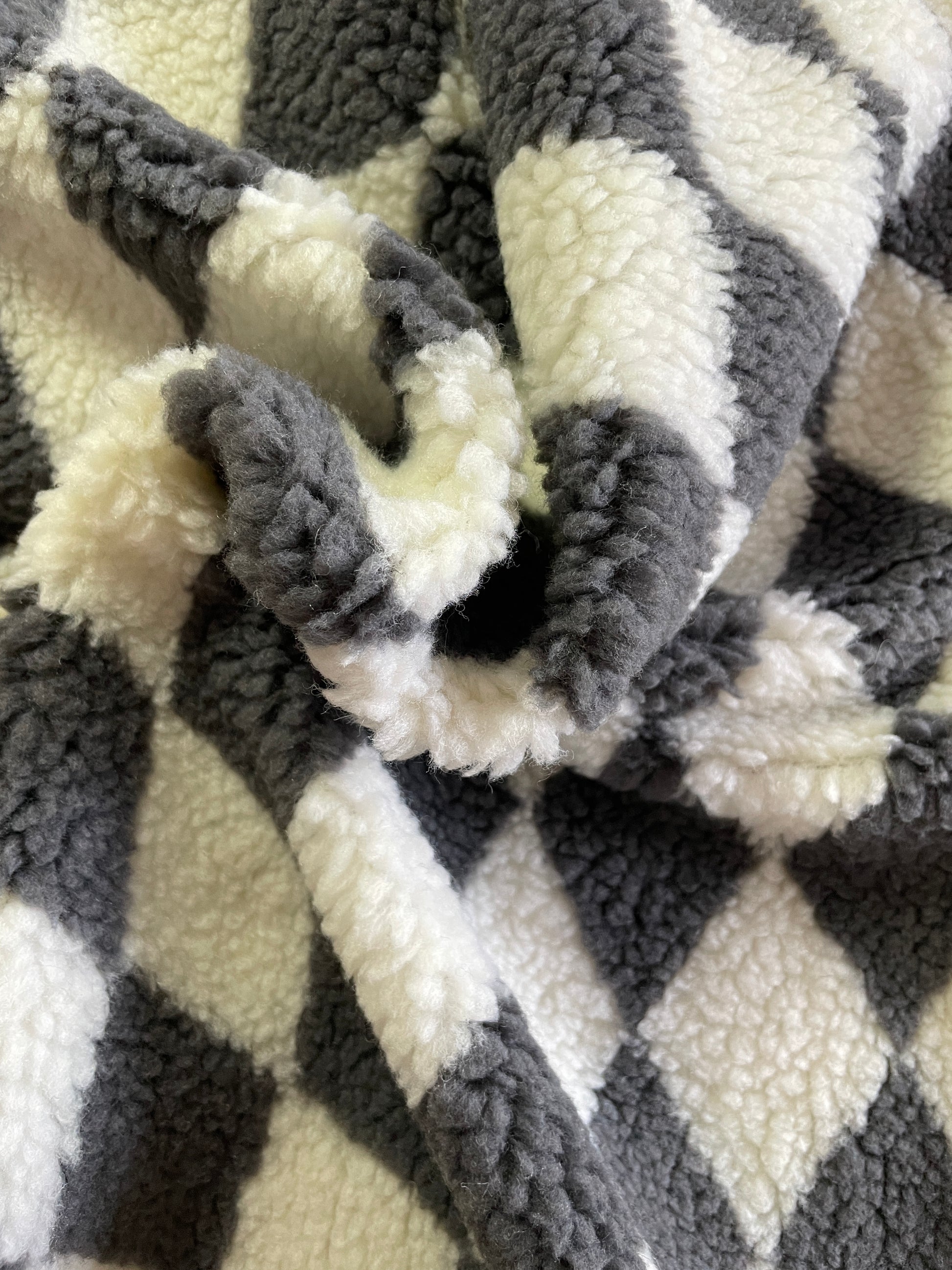 Hot Selling Fur Fabric--Diamond Pattern - Natasha Fabric