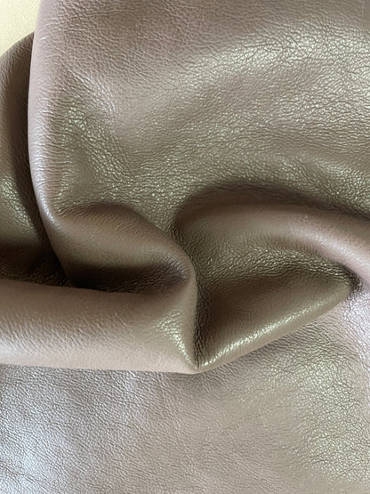 PU Leather Fabric With Fur Base For Winter Coat - Natasha Fabric