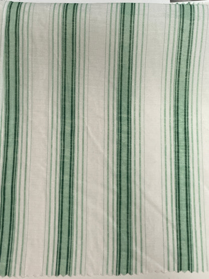 Cotton Polyester  Blended Stripes Print Fabric - Natasha Fabric