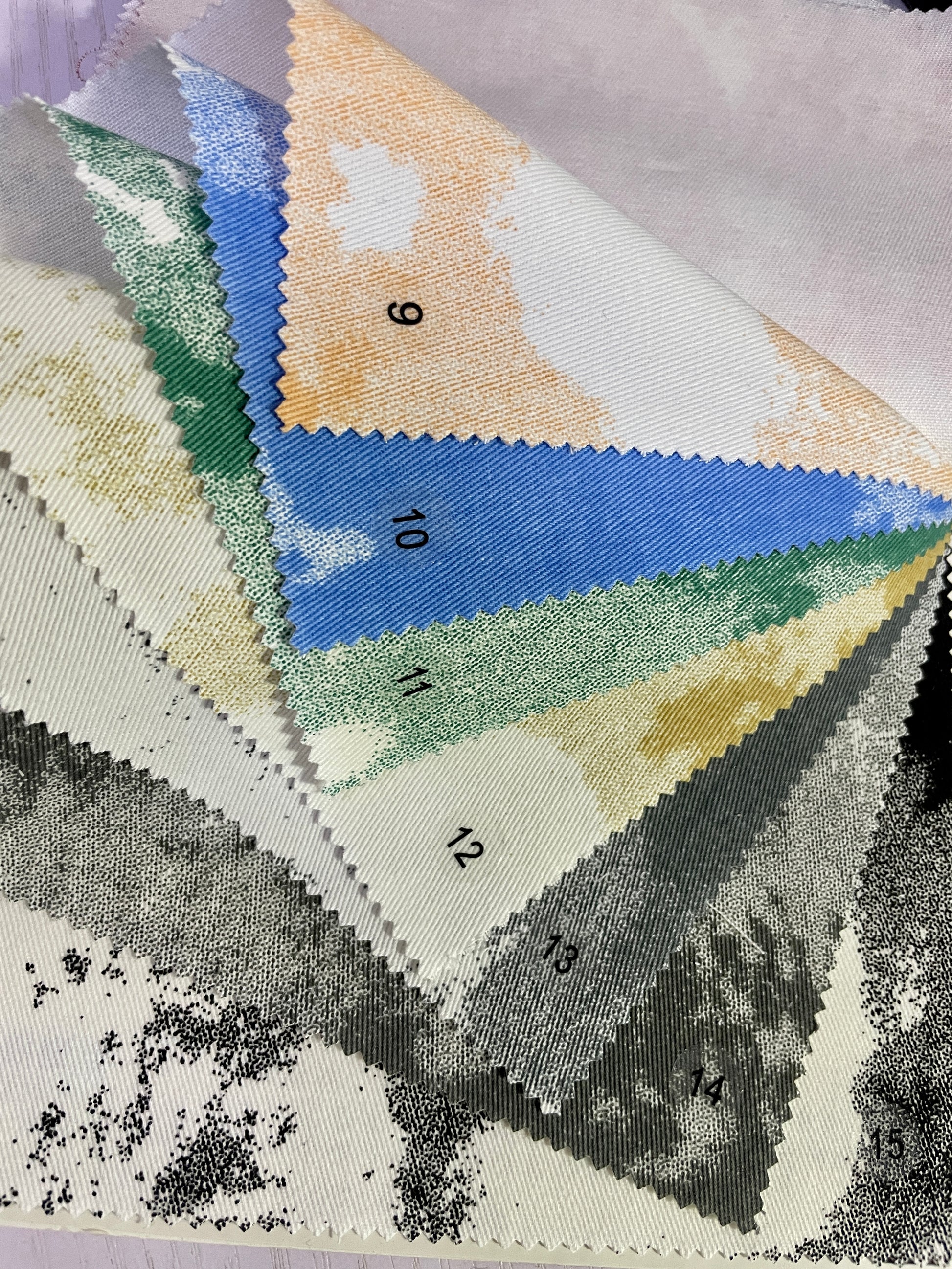 Tie-Dyed Cotton Print  Fabric - Natasha Fabric