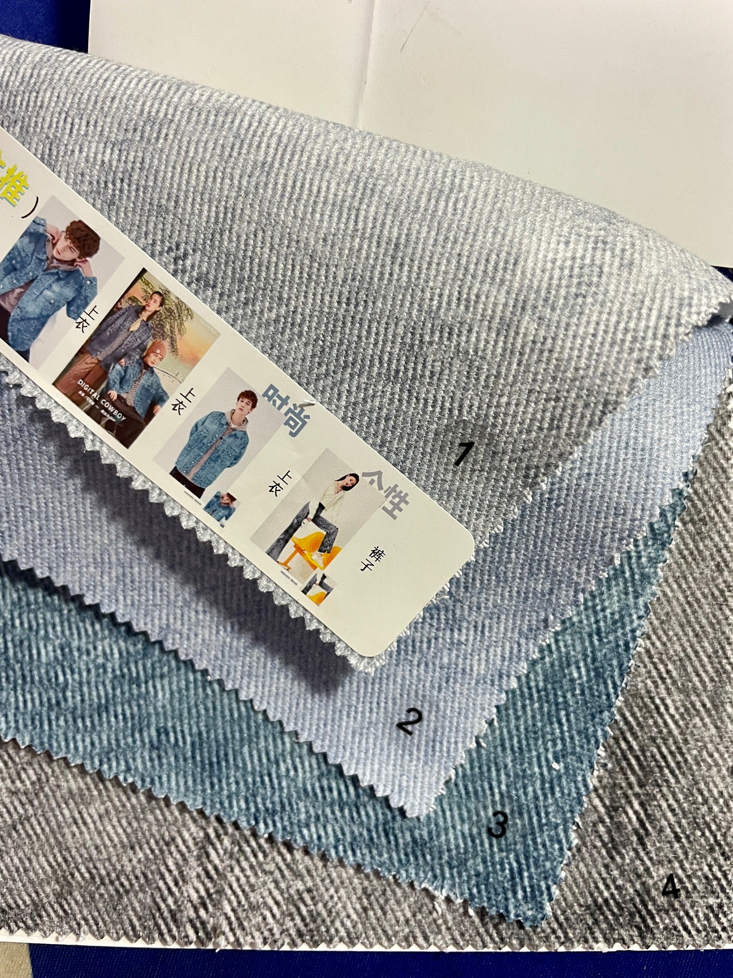 Sustainable Imitation Denim Fabric By Digital Print - Natasha Fabric