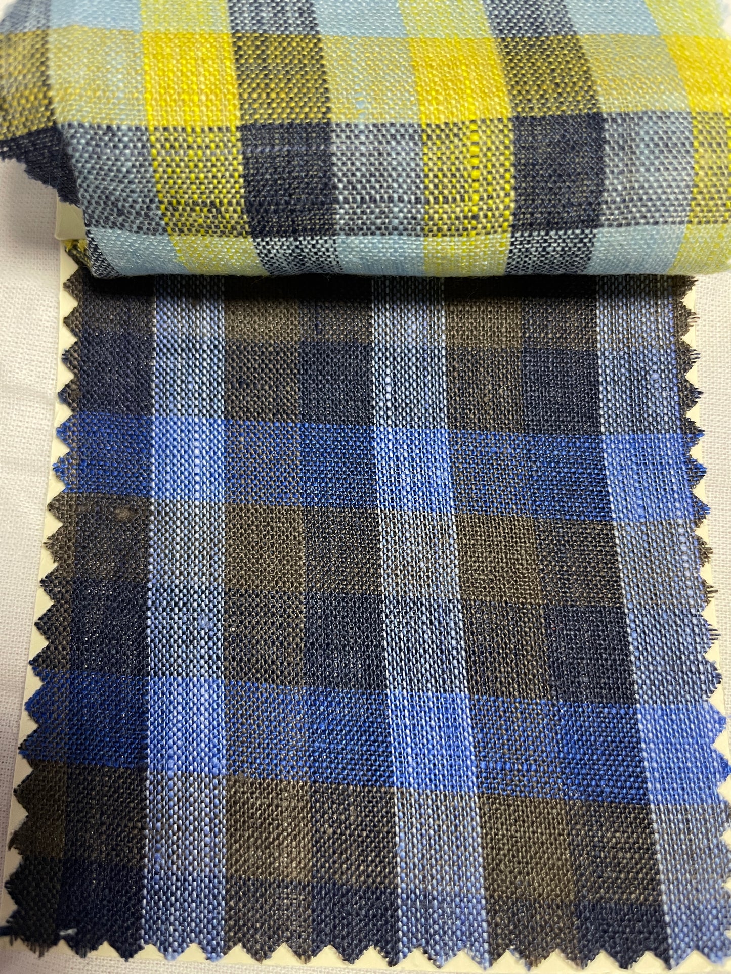 Hot Selling100% Linen Yarn Dyed Plaid Fabric For Shirt - Natasha Fabric