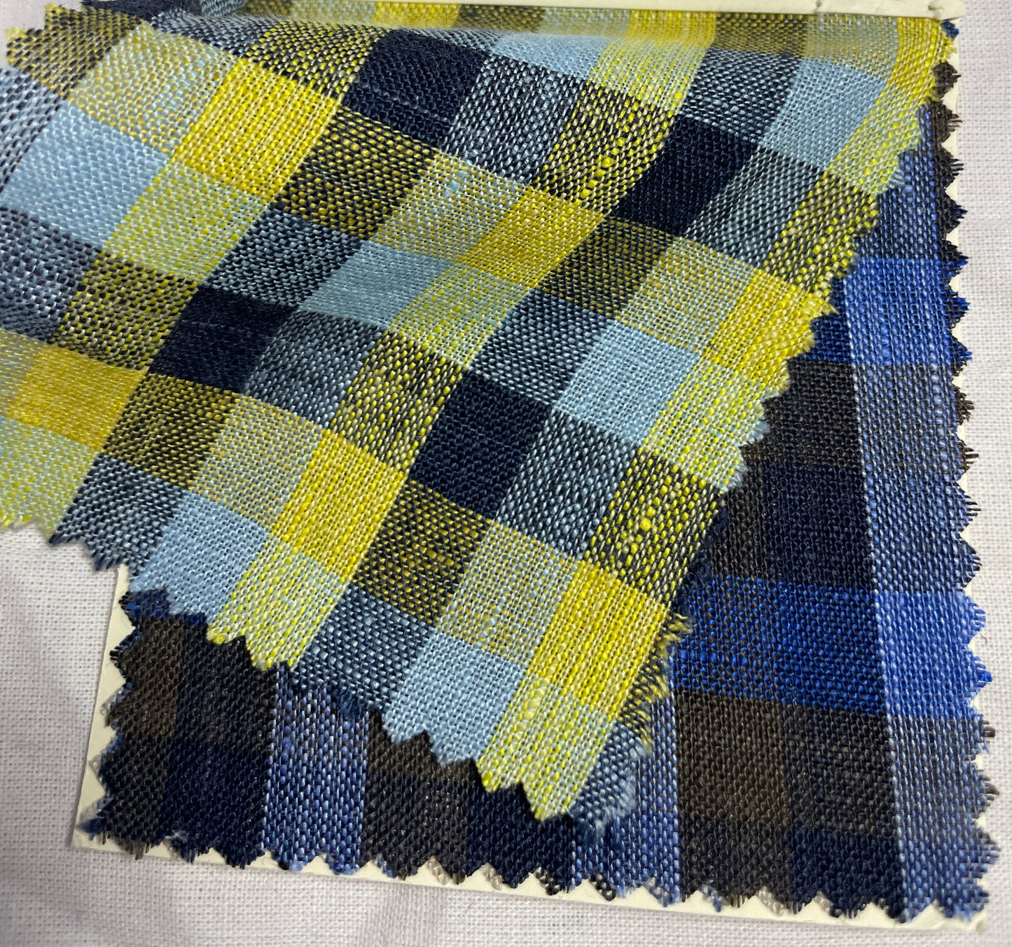 Hot Selling100% Linen Yarn Dyed Plaid Fabric For Shirt - Natasha Fabric