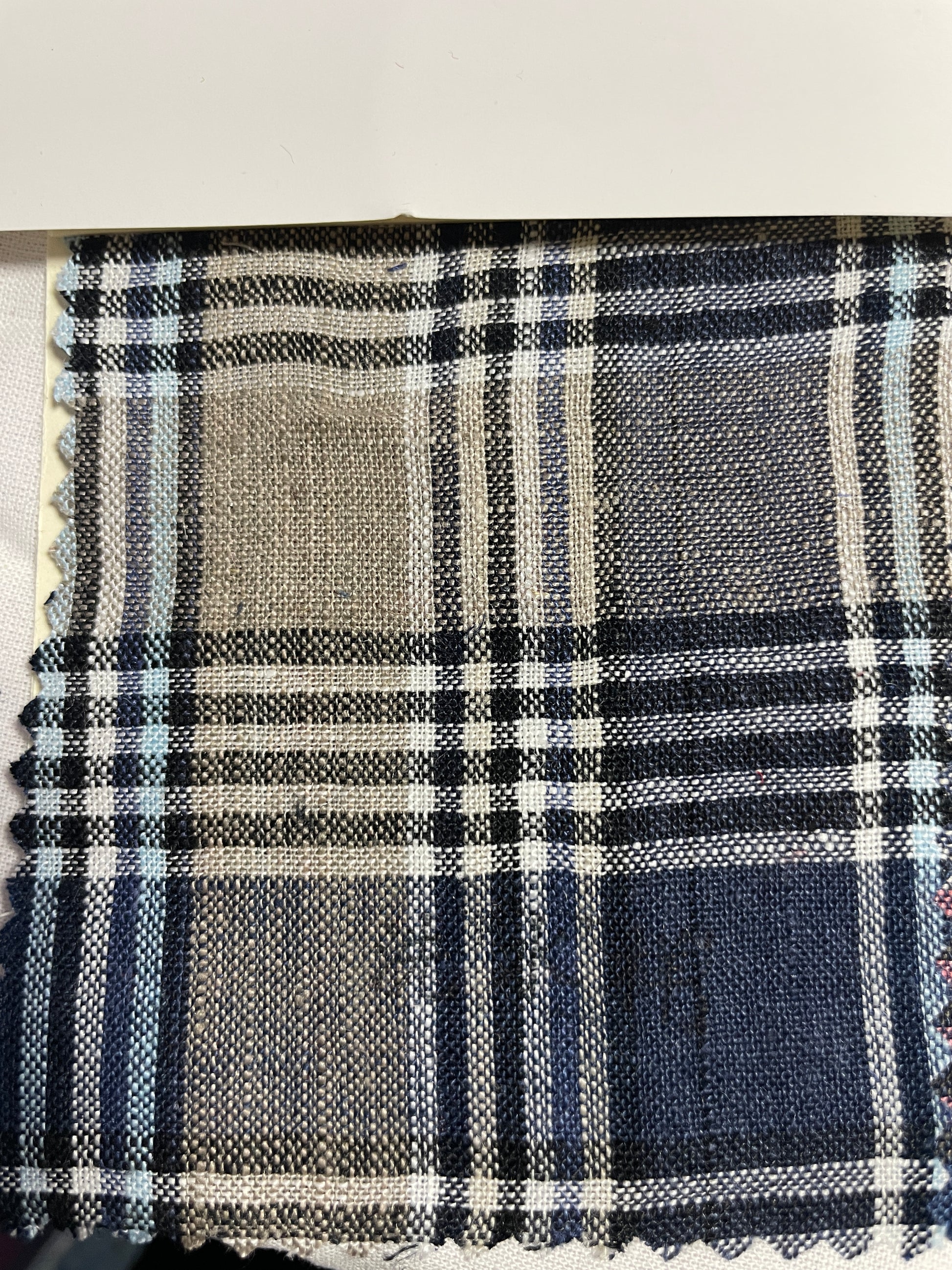 Multi-color Line Yarn Dyed Plaid Fabric - Natasha Fabric