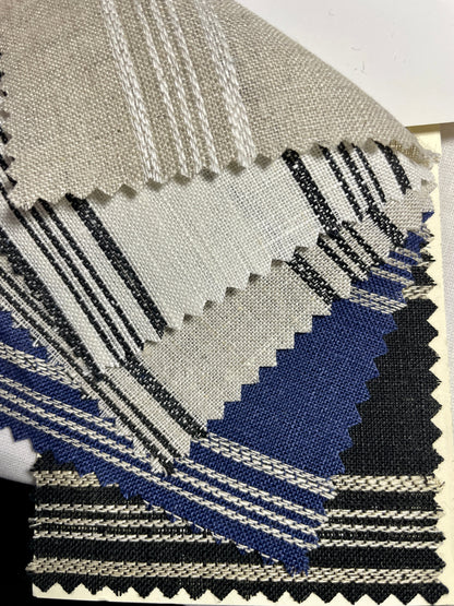 New Yarn-Dye Stripe Linen Fabric For Pant - Natasha Fabric