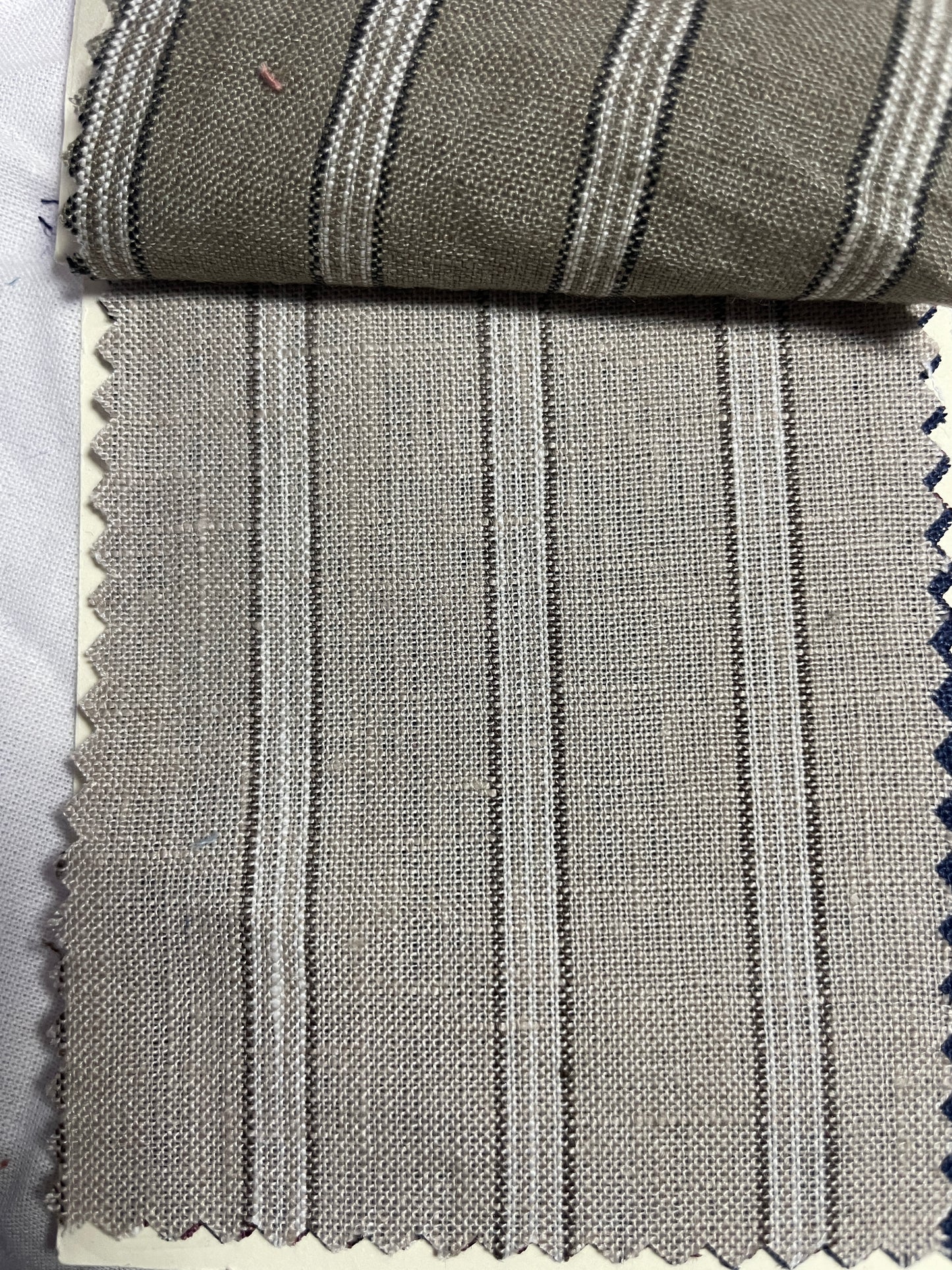 2023 New Yarn-Dyed Stripe Linen Fabric For Pant - Natasha Fabric