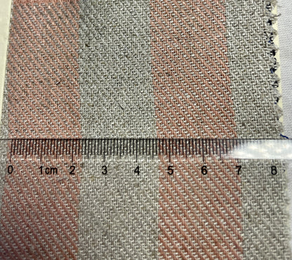 Big Stripe Yarn-Dyed Linen Fabric in Stock - Natasha Fabric