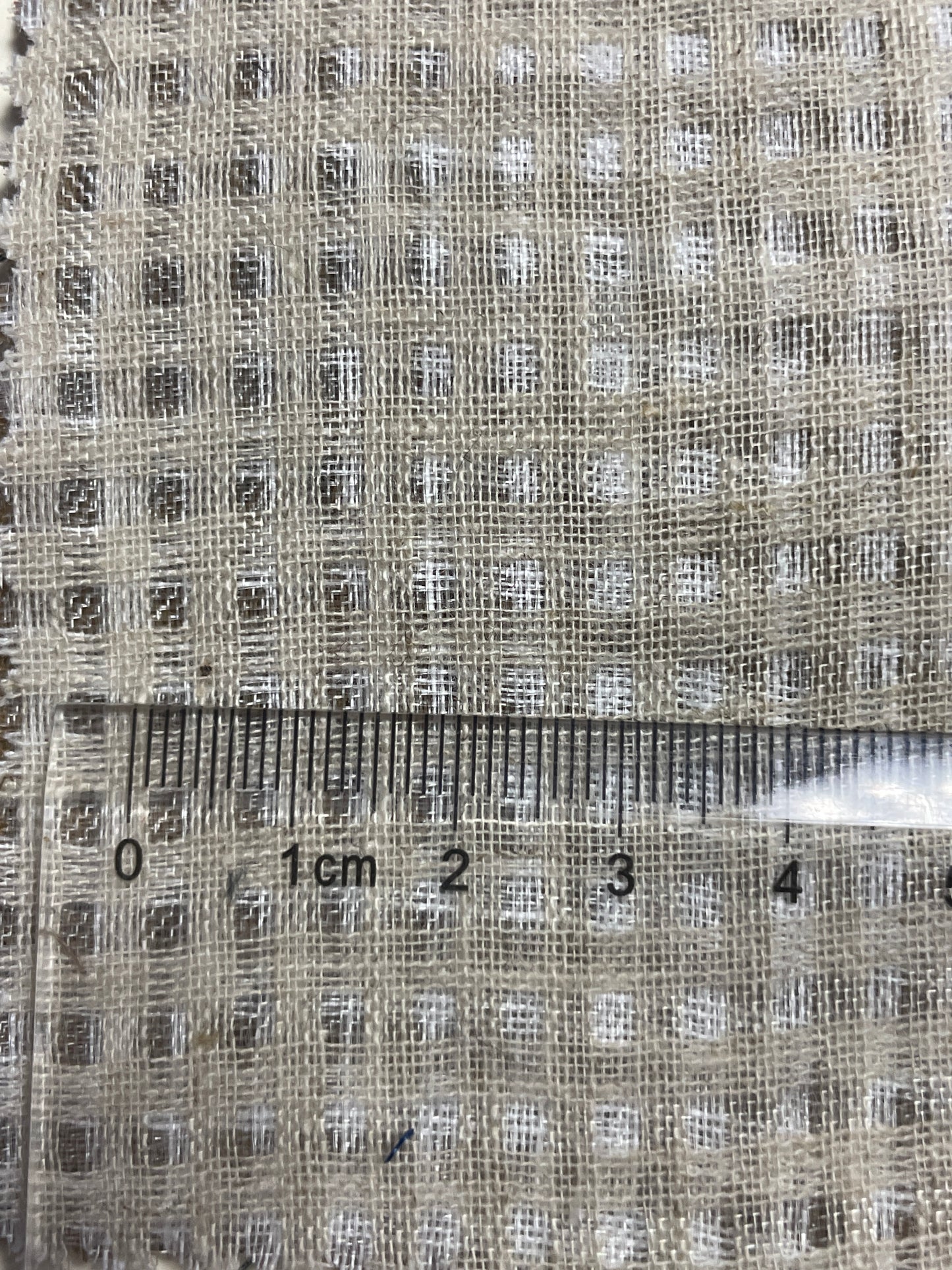 Transparent Light Weight Linen Plaid Fabric - Natasha Fabric