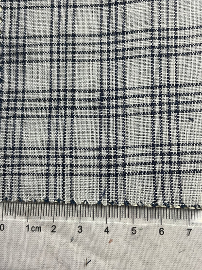 2023 Hot Linen Yarn Dyed Check Fabric  For Shirt - Natasha Fabric