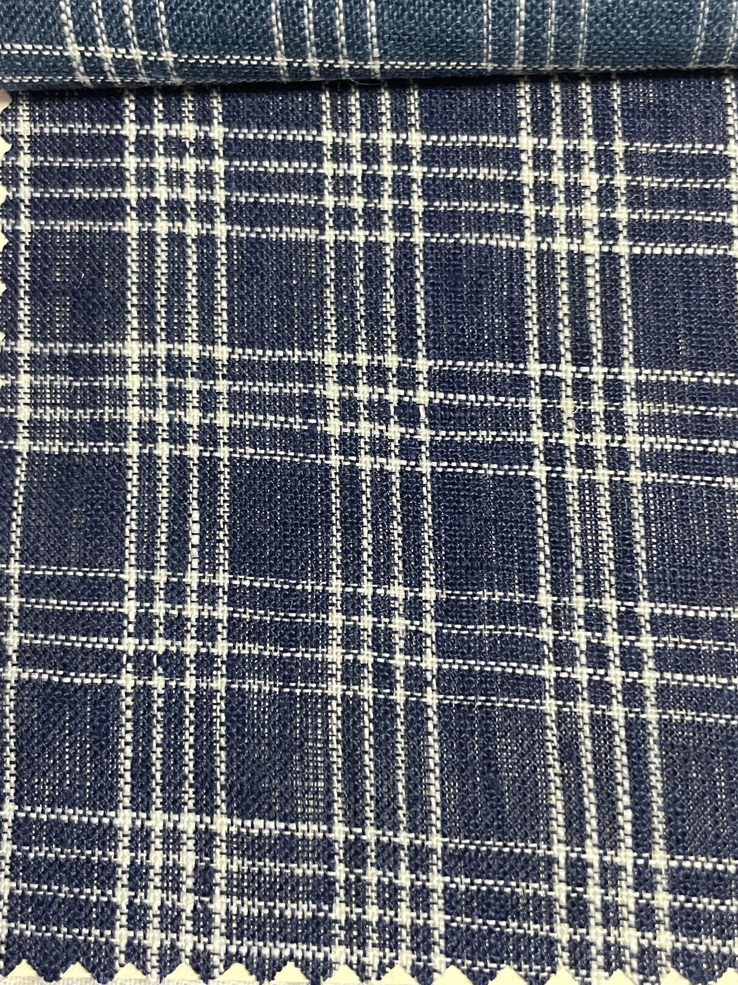 2023 Hot Linen Yarn Dyed Check Fabric  For Shirt - Natasha Fabric