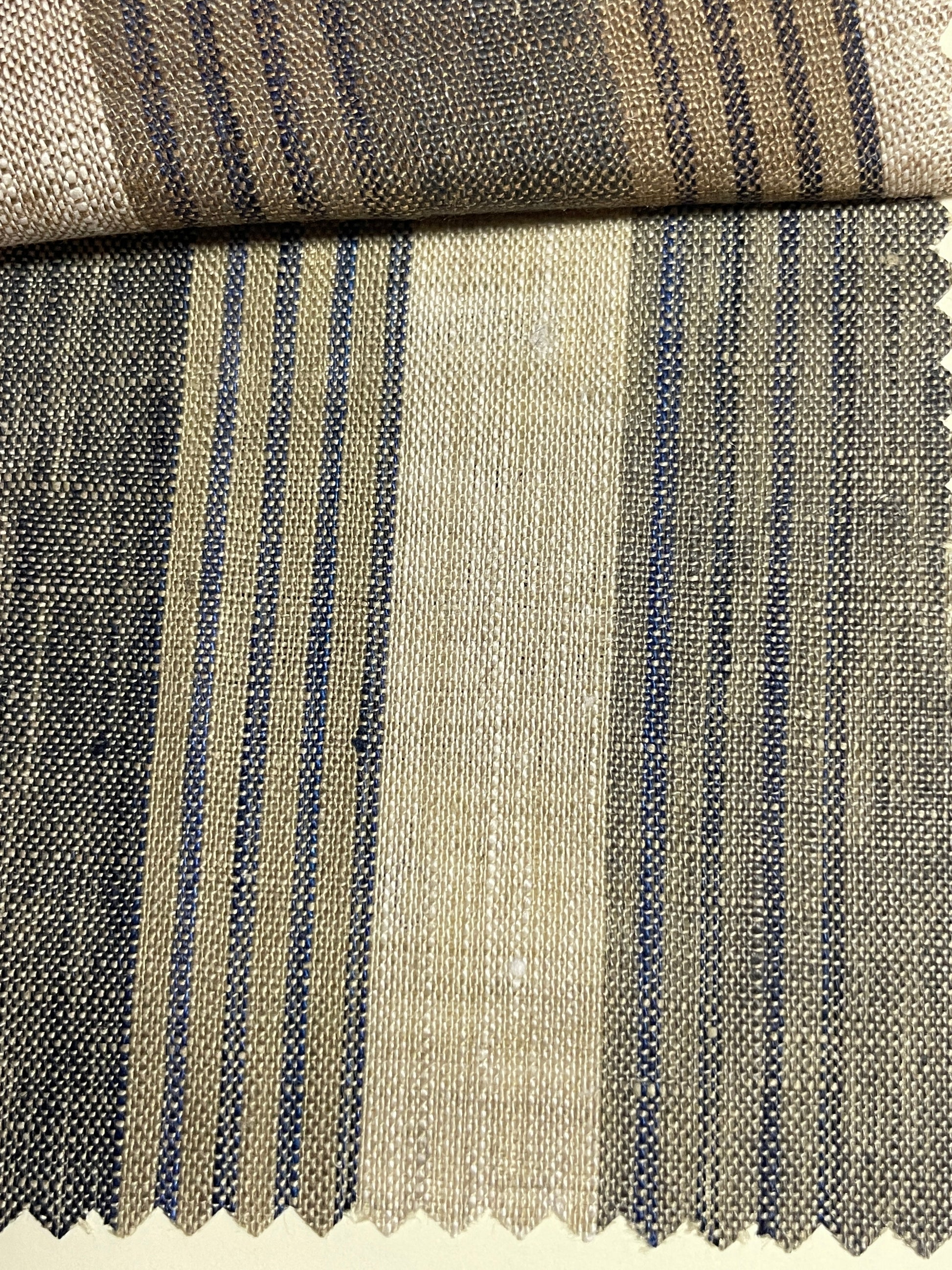Yarn-Dyed Stripe Linen Fabric For Pant - Natasha Fabric