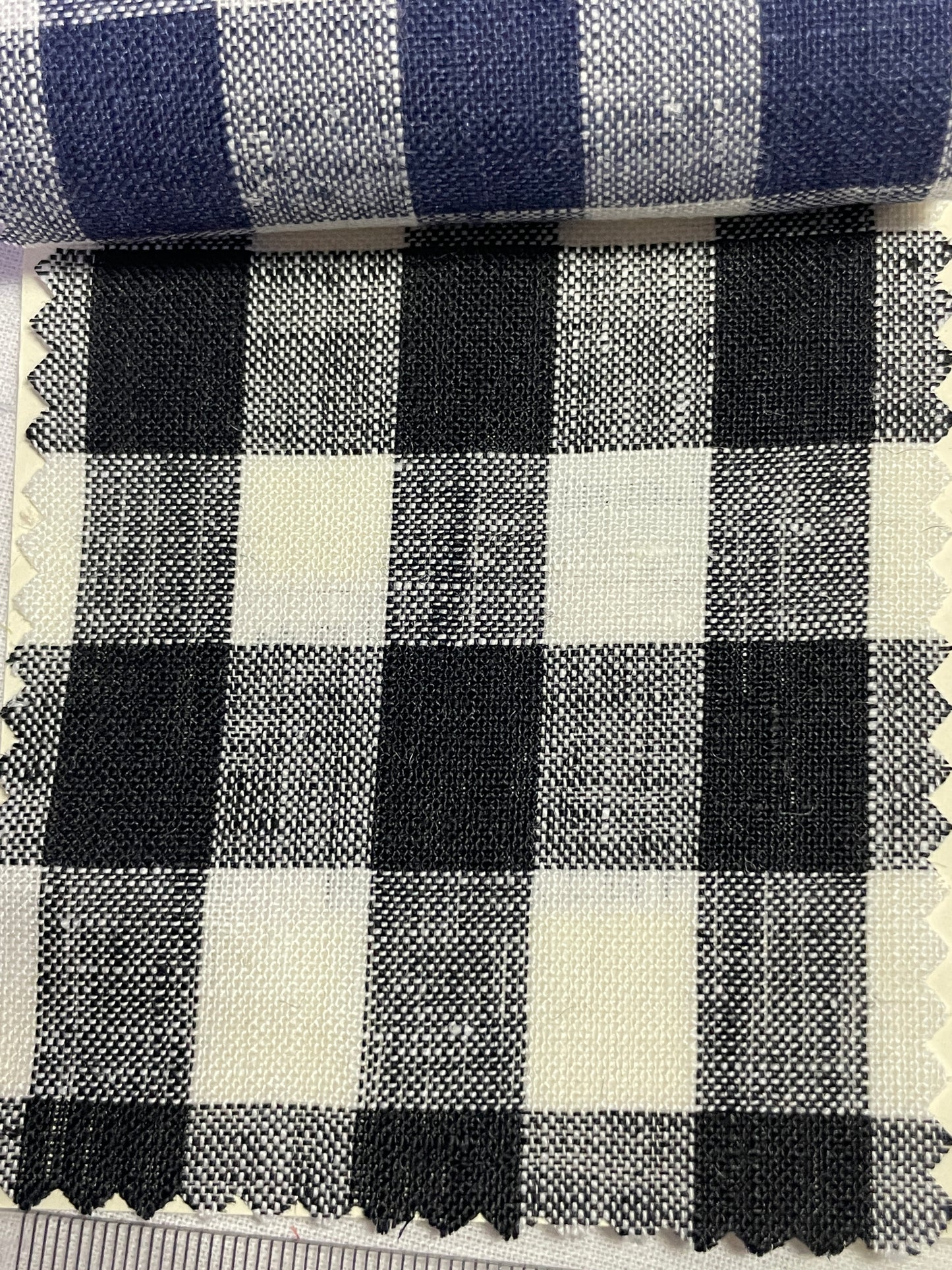 Classical Yarn-Dye Plaid Design with 100% Linen - Natasha Fabric