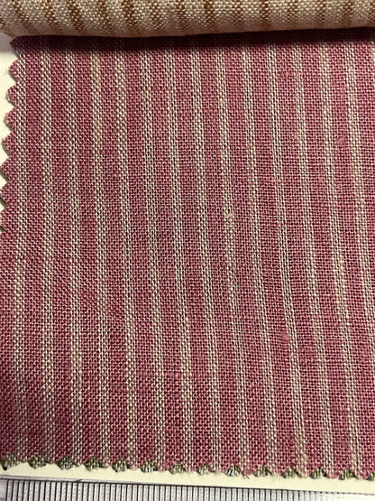 In Stock Linen Yarn-Dyed Stripe Fabric - Natasha Fabric