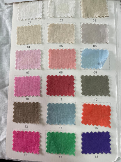 160g Linen Cotton Blended Fabric - Natasha Fabric