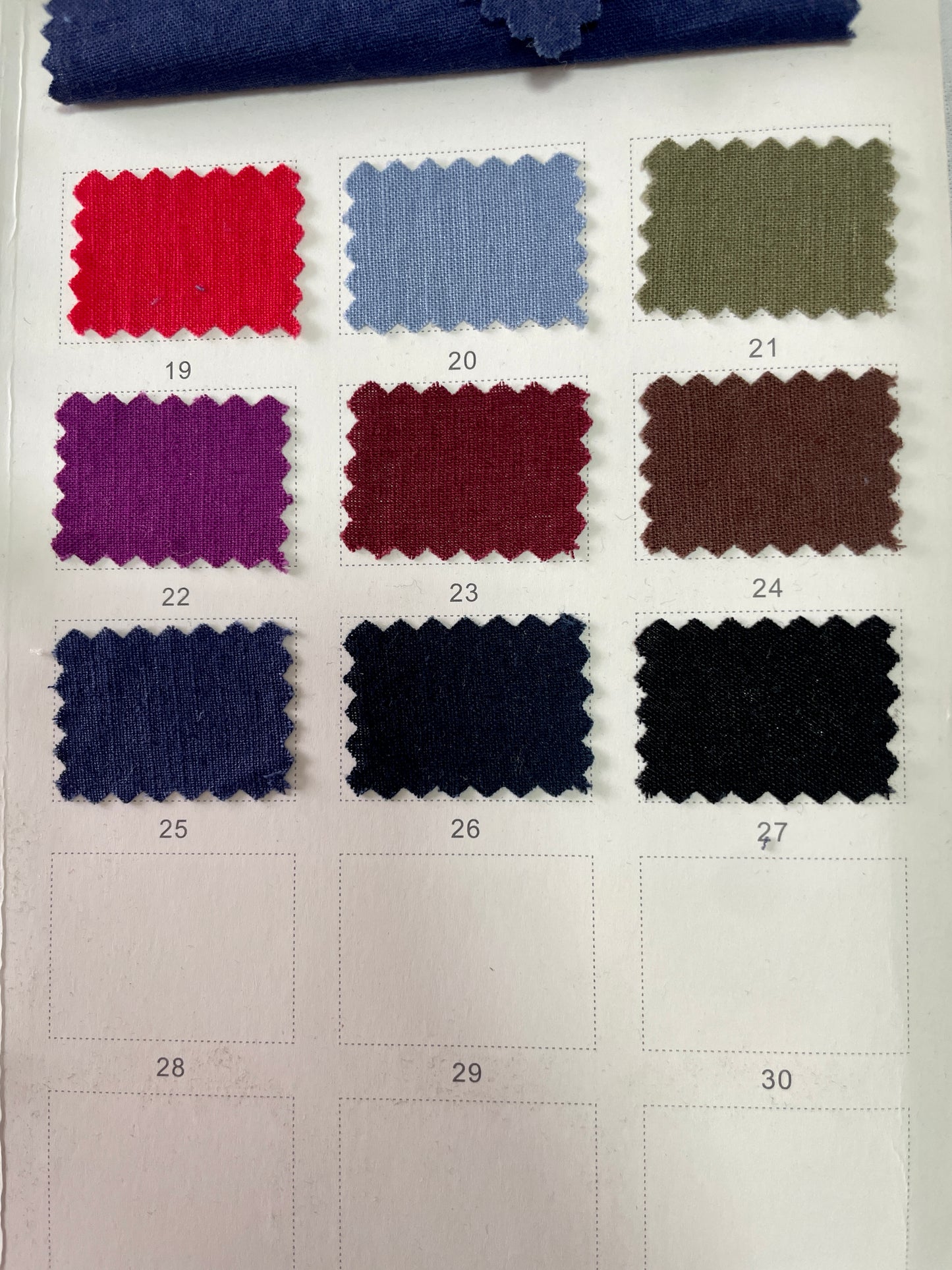 160g Linen Cotton Blended Fabric - Natasha Fabric