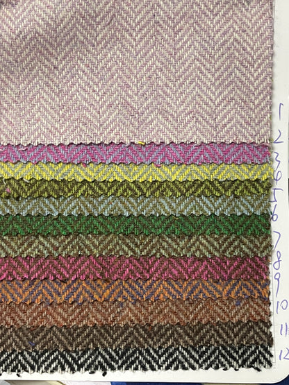 Wool & Poly Blended Tweed/Boucle Fabric - Natasha Fabric