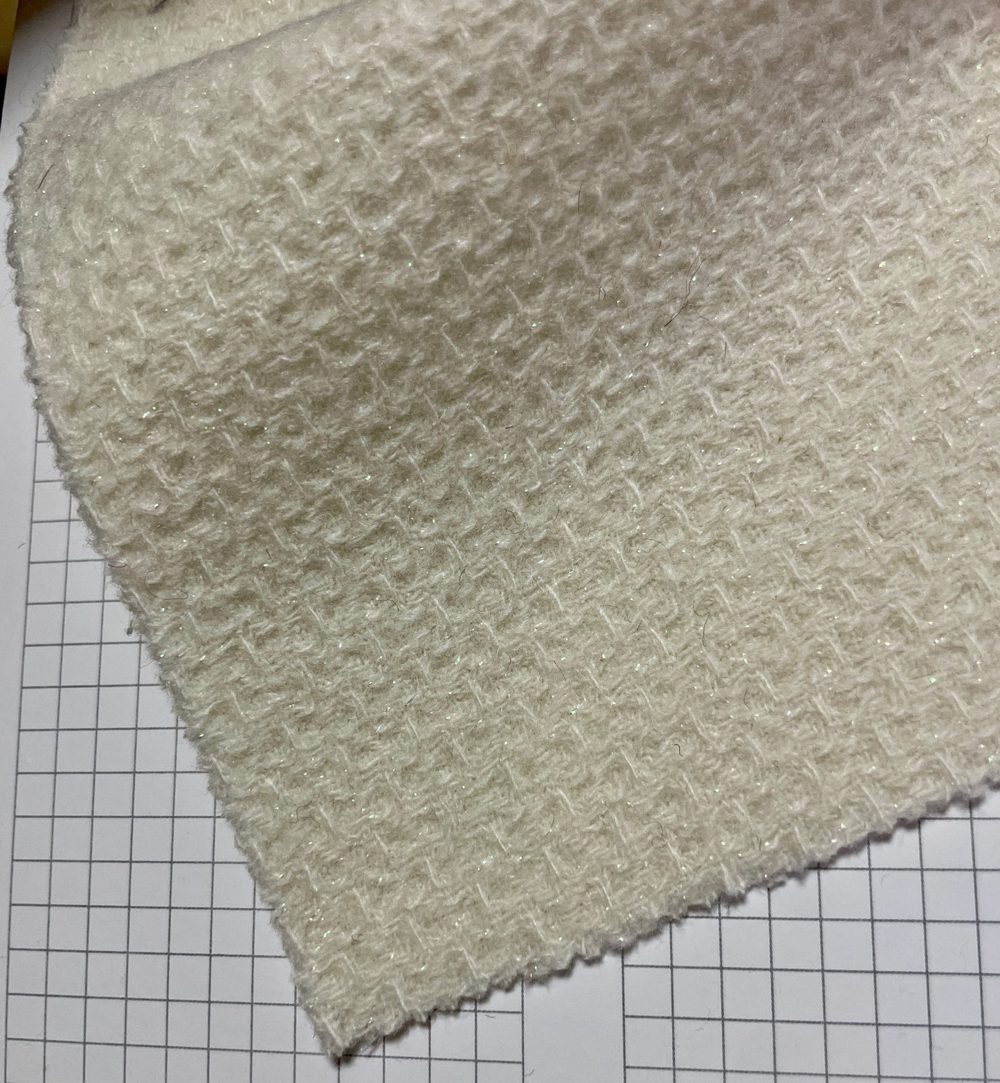 Wool Polyester blended Tweed/Boucle Fabric for Coat - Natasha Fabric