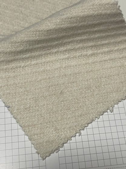 Wool Polyester blended Tweed/Boucle Fabric for Coat - Natasha Fabric