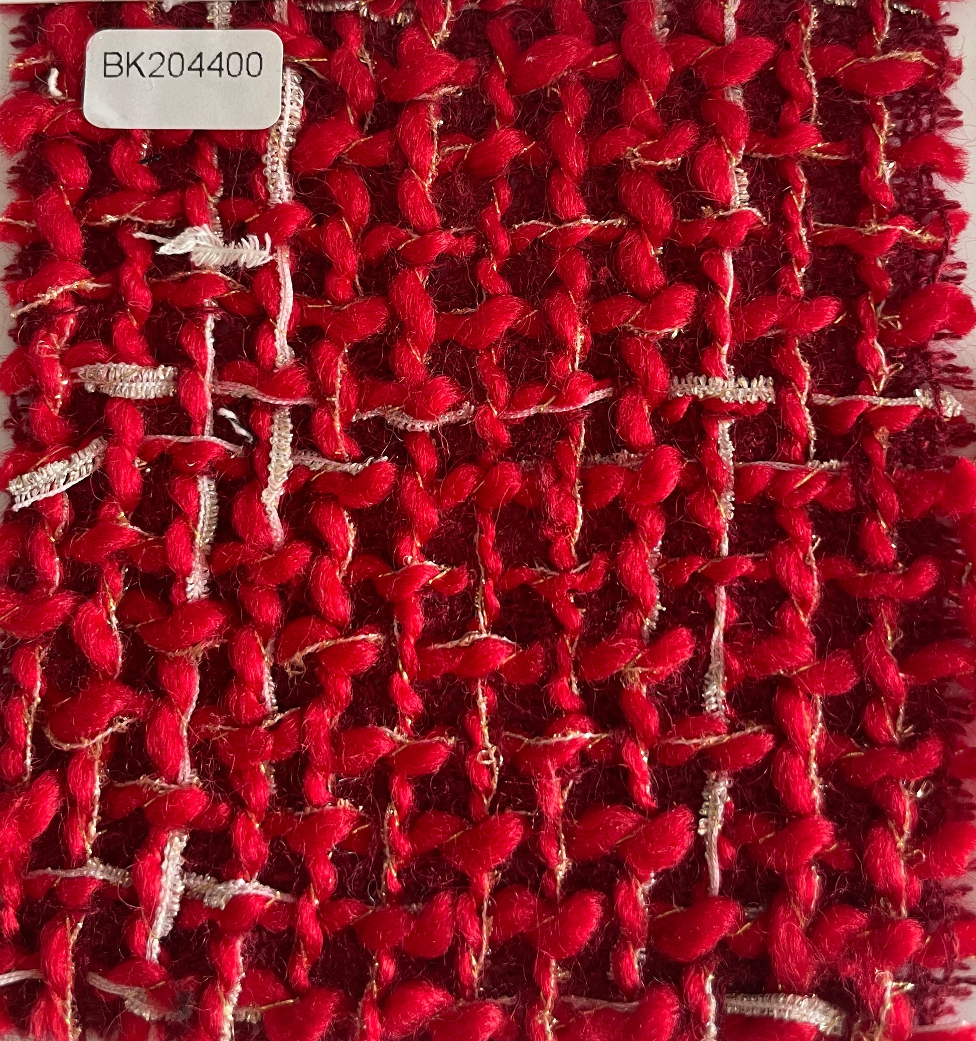 Red Color Way-2023 New Tweed Fabric On Sale - Natasha Fabric