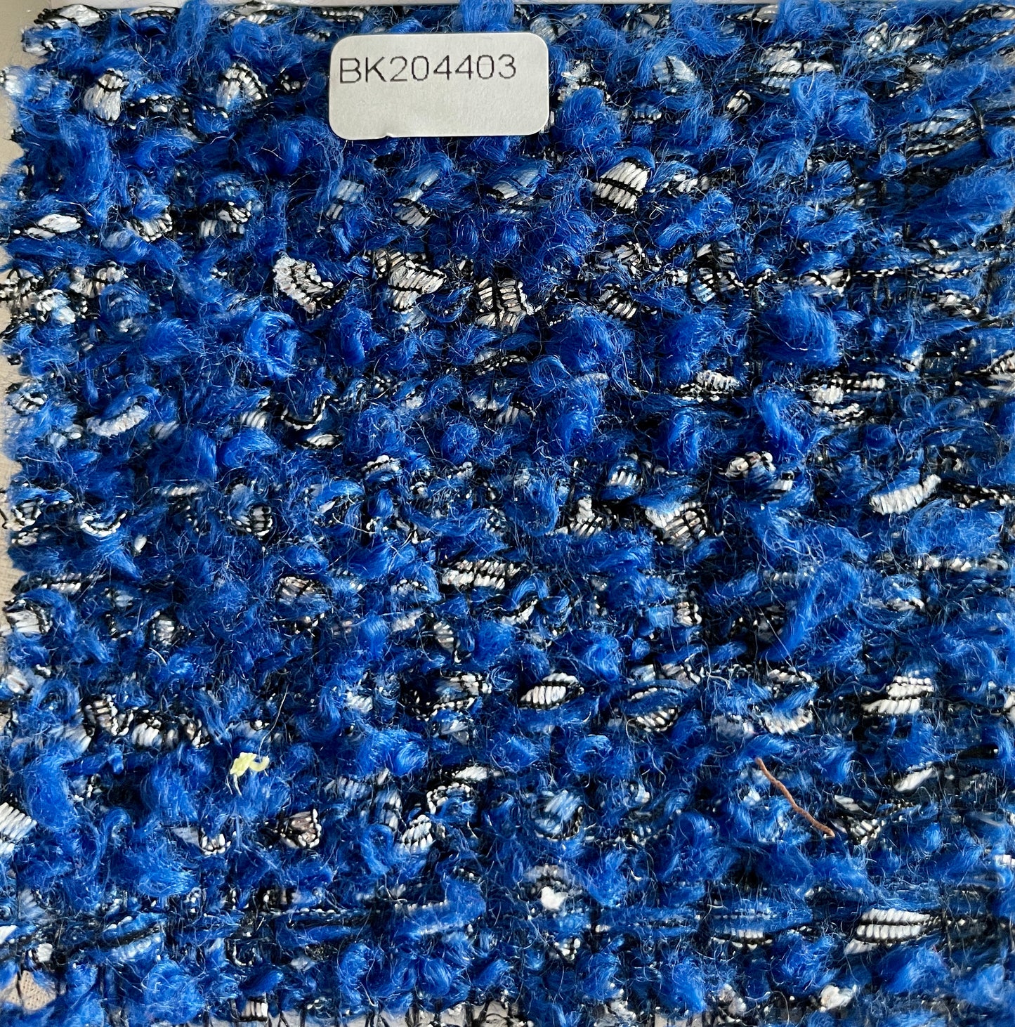 Blue And Grey Color New Boucle Fabric On Sale - Natasha Fabric