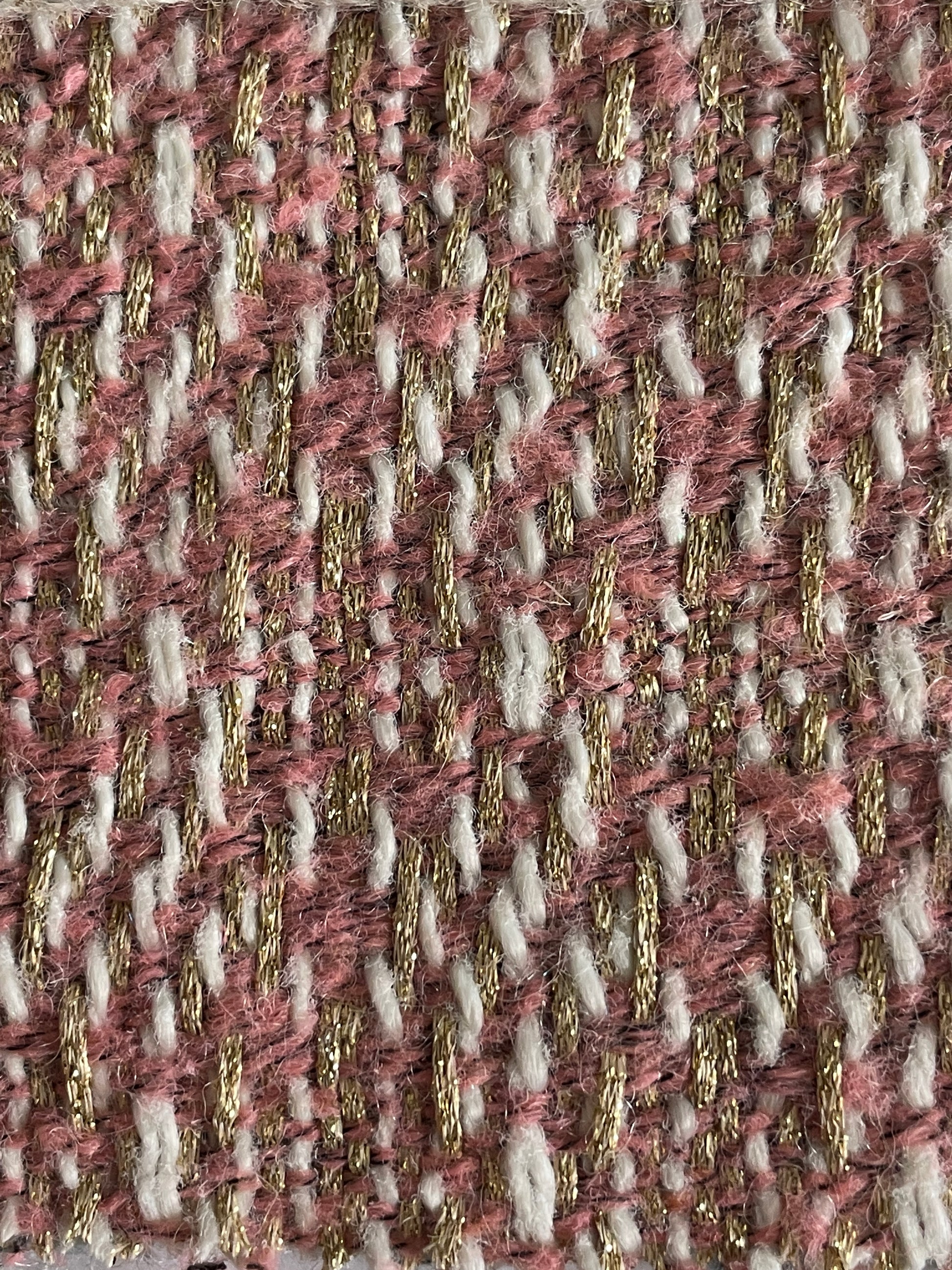 Metallic Multi-Color 2023 New Tweed/ Boucle Fabric On Sale - Natasha Fabric