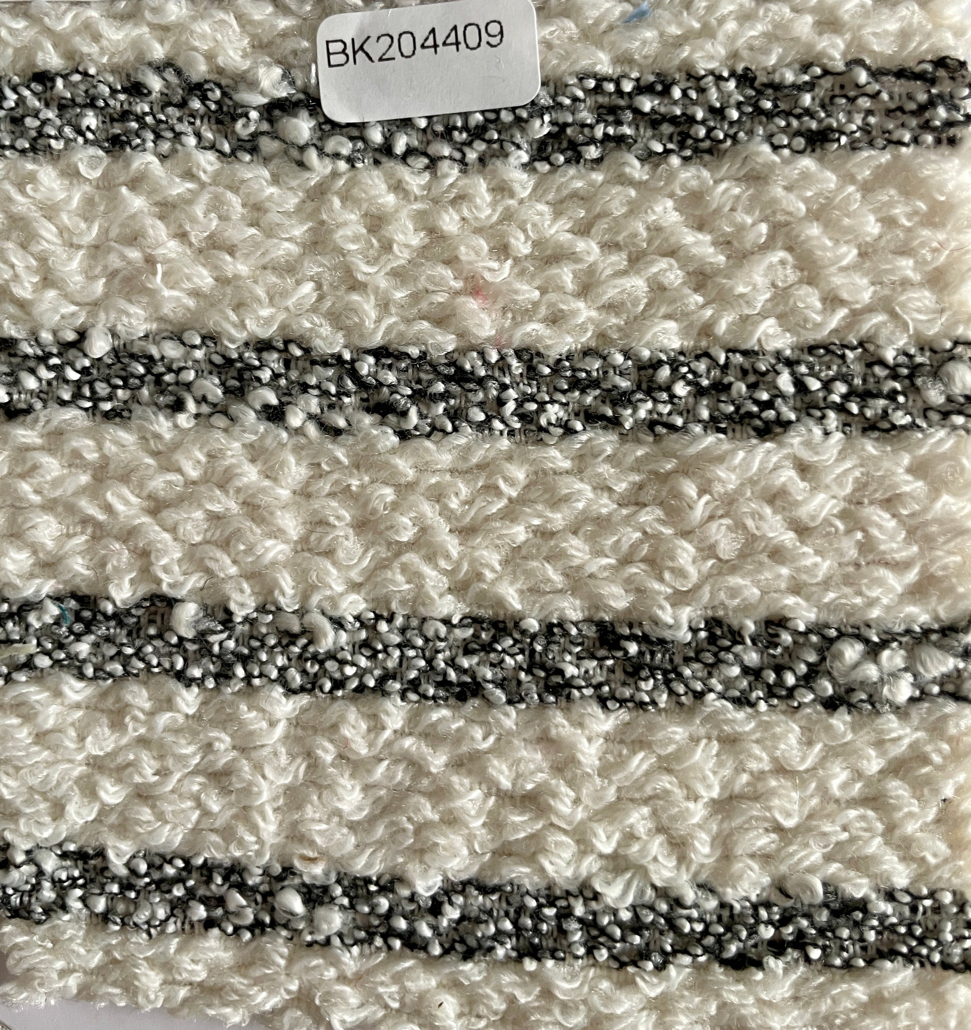 New Stripe Tweed/ Boucle Fabric On Sale - Natasha Fabric