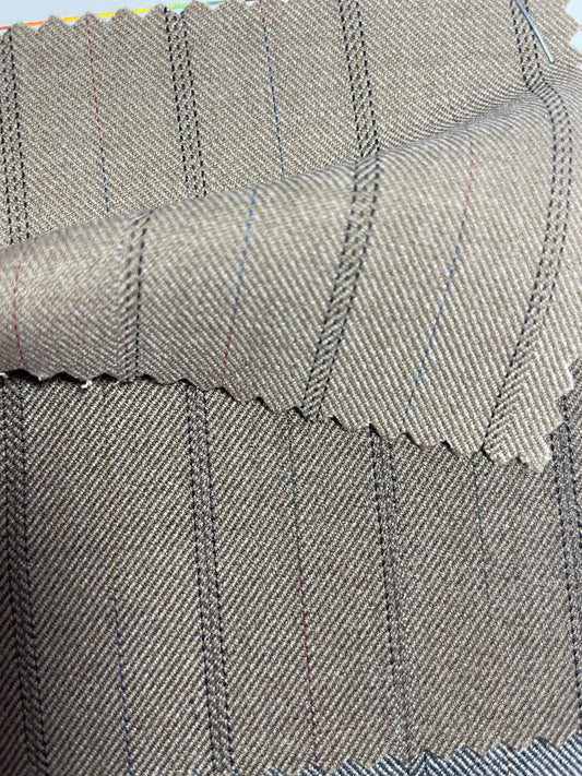 Woven Stripes Blended Fabric - Natasha Fabric
