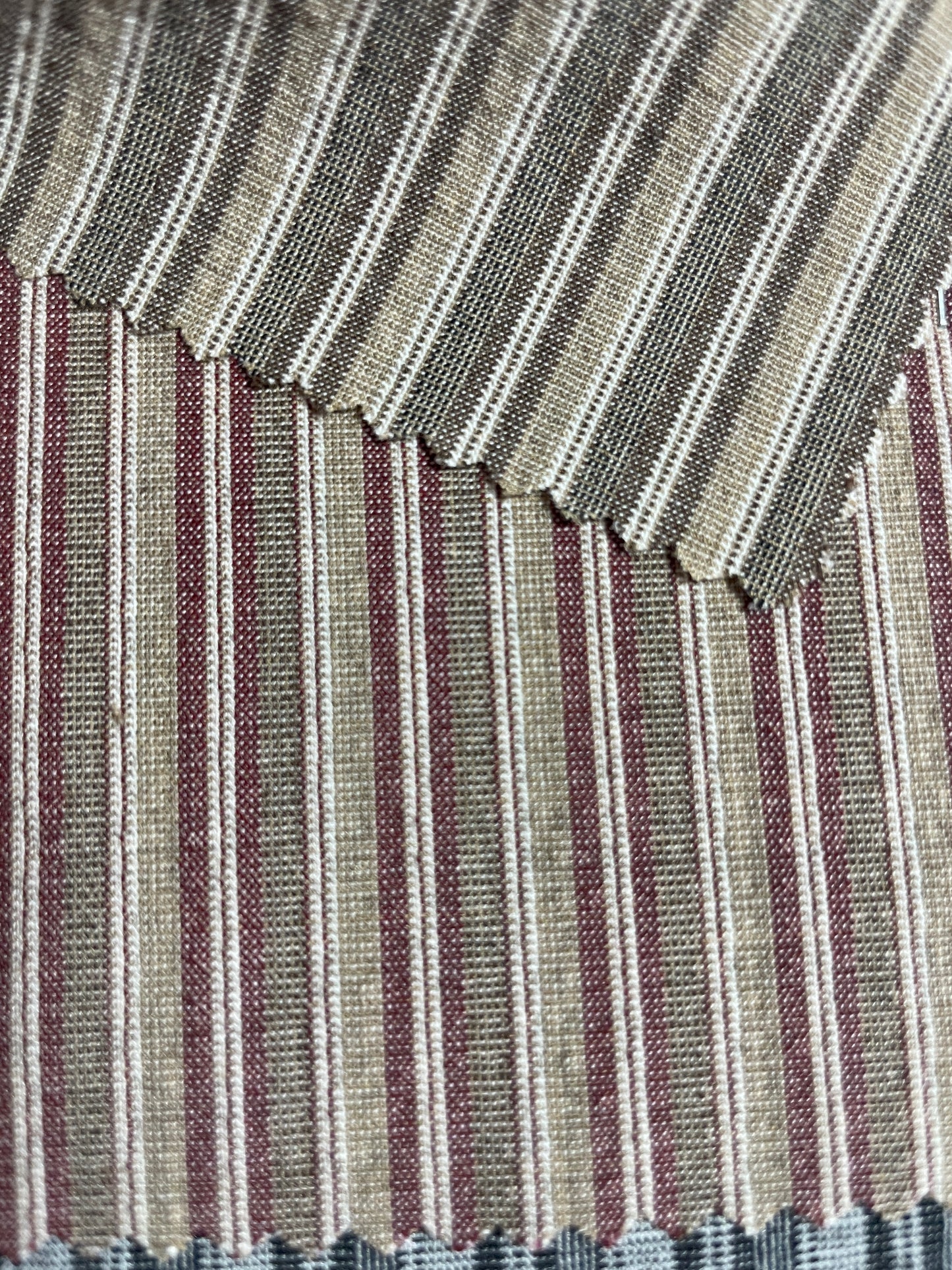 Woven Stripes Blended Fabric - Natasha Fabric